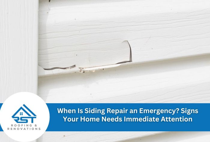 When Is Siding Repair an Emergency? Signs Your Home Needs Immediate ...